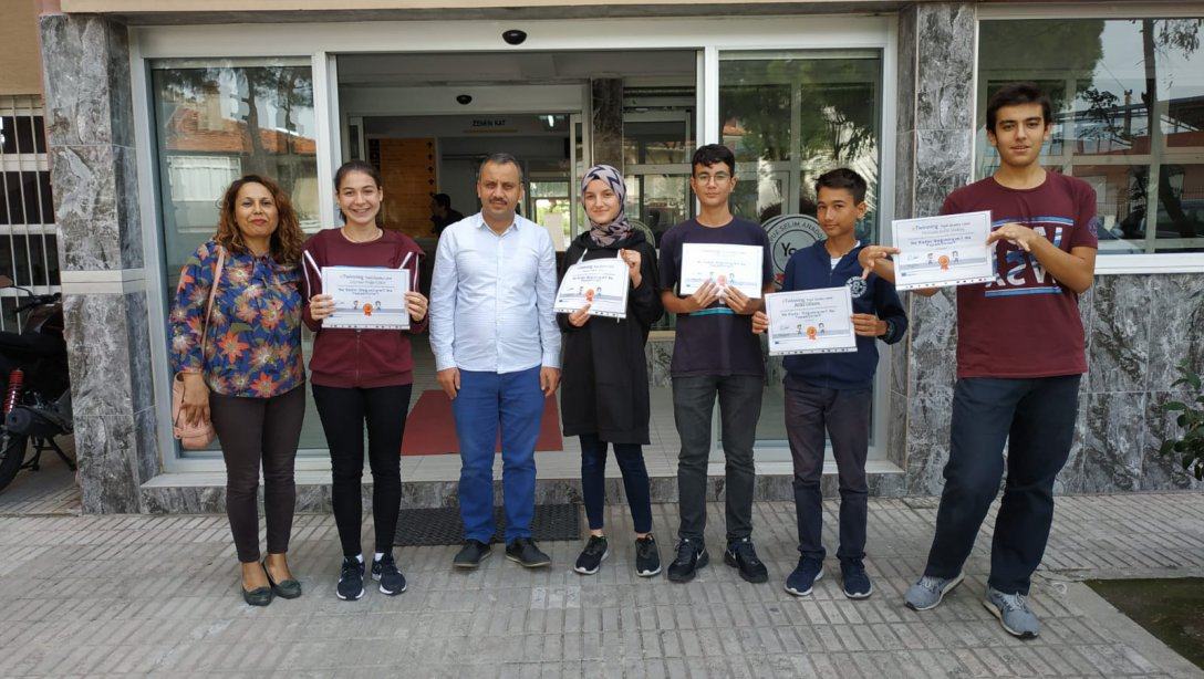 Söke Yavuz Selim Anadolu Lisesinde eTwinning Projelerinde Ödül Yağmuru Var